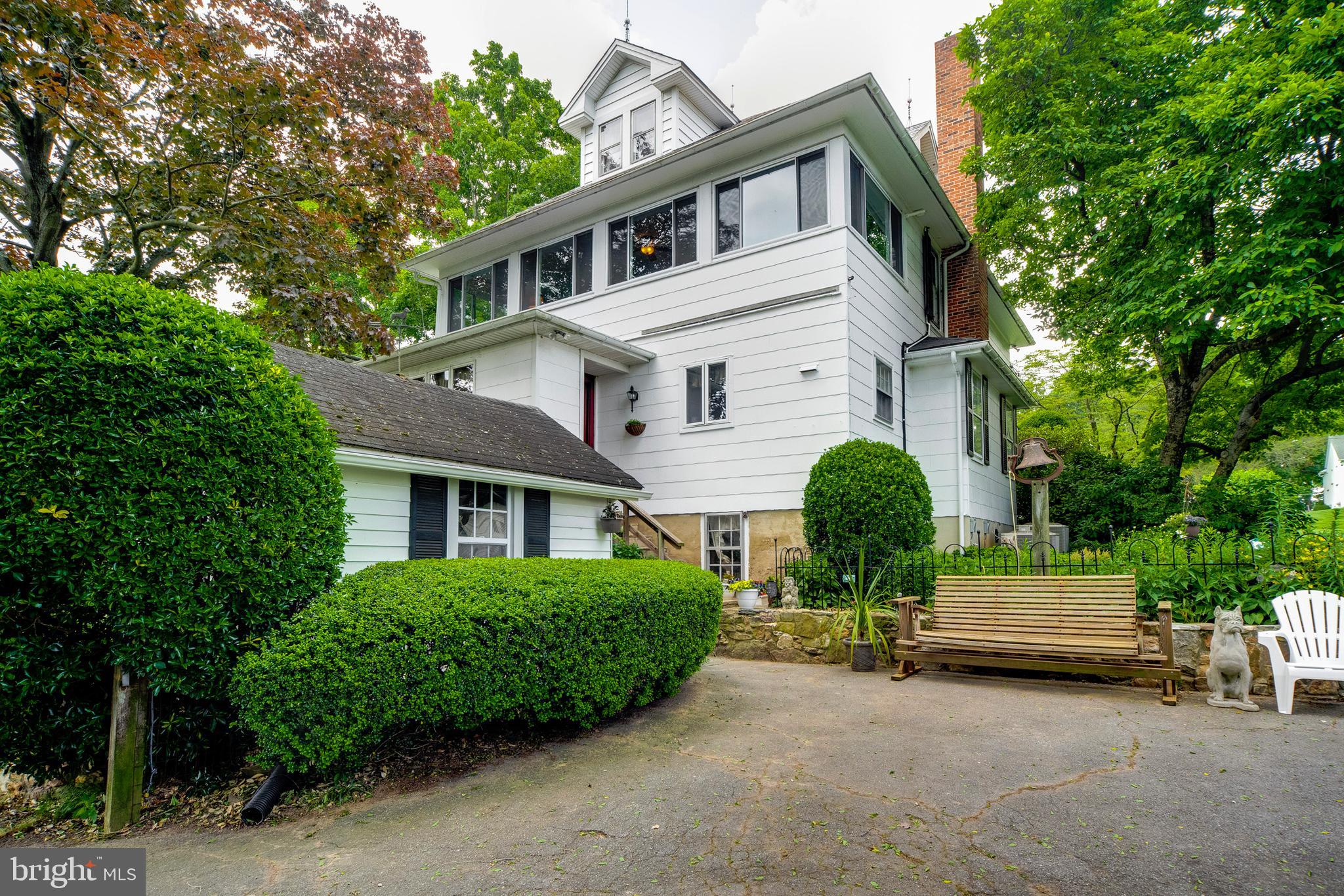 Rear View and Parking of Main House