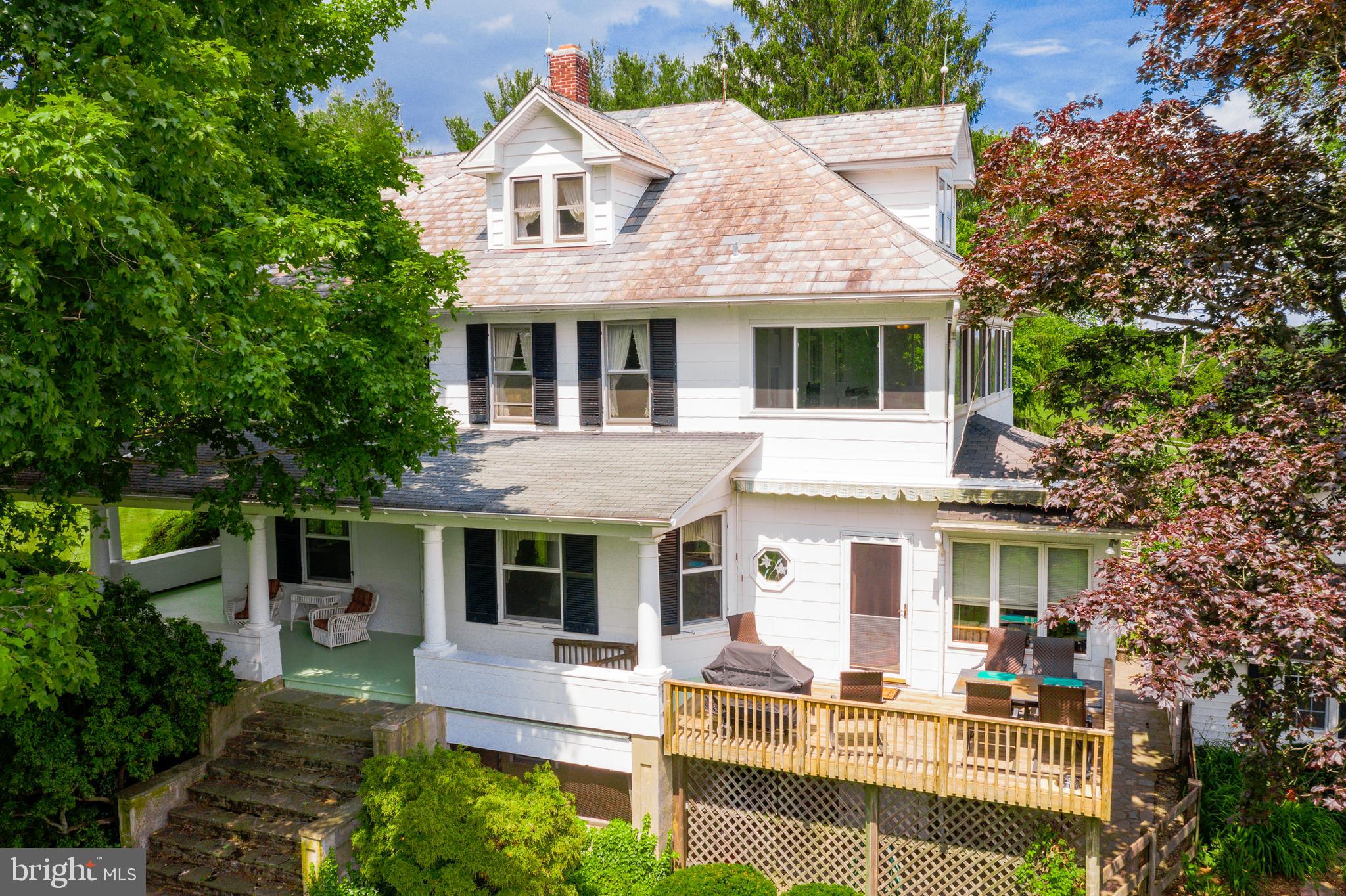 Side View and Deck of Main House