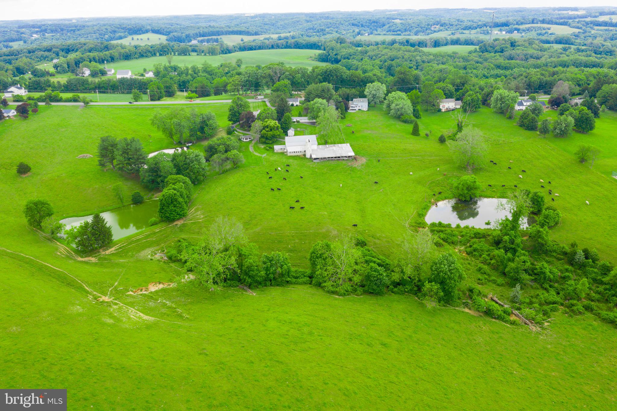 4301 Federal Hill Road Street, MD 21154 - Photo 82 of 85 Aerial View with the Ponds