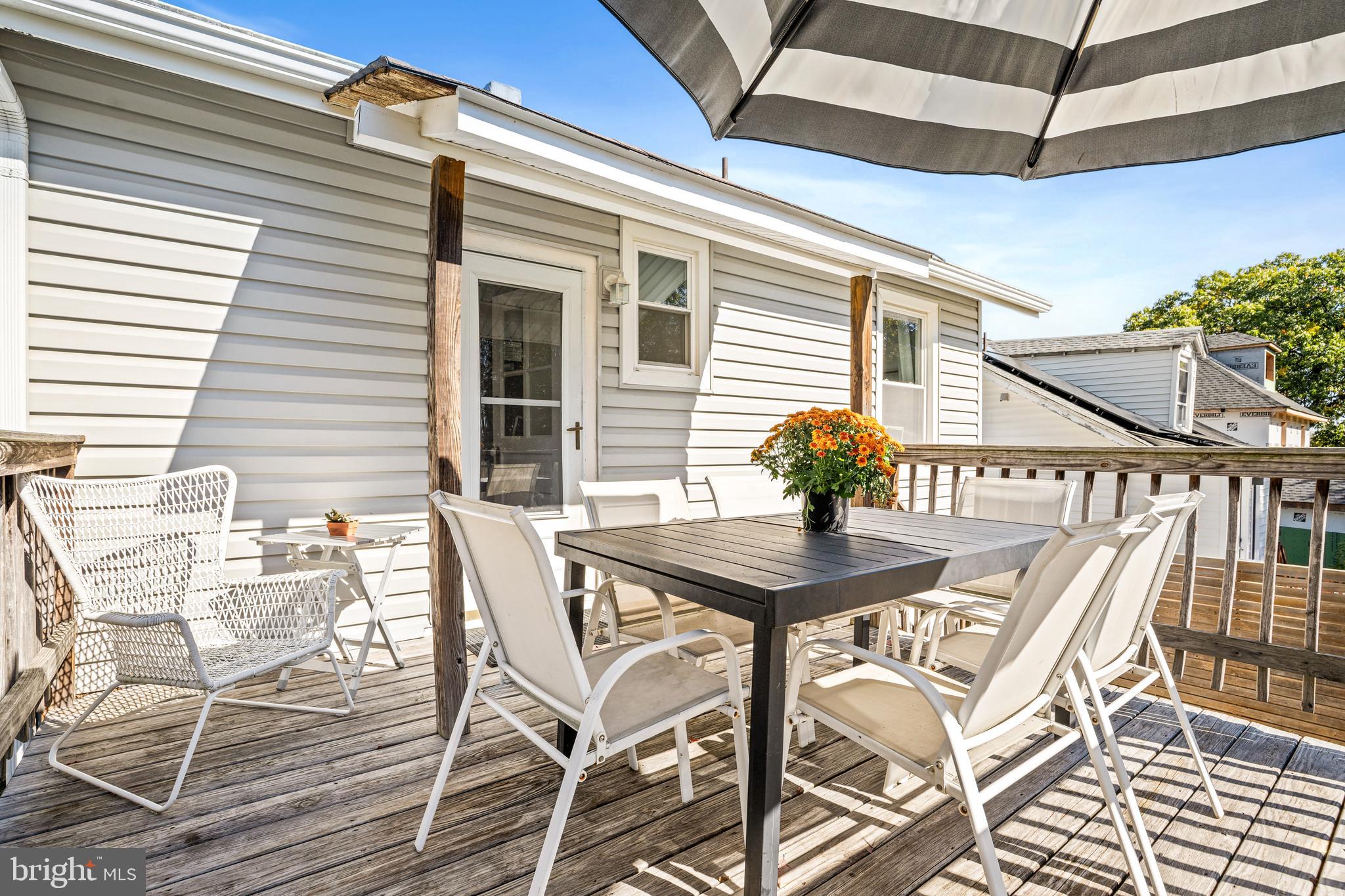 1327 Irving Street Northeast Washington, DC 20017 - Photo 24 of 39 a view of a table and chairs in patio
