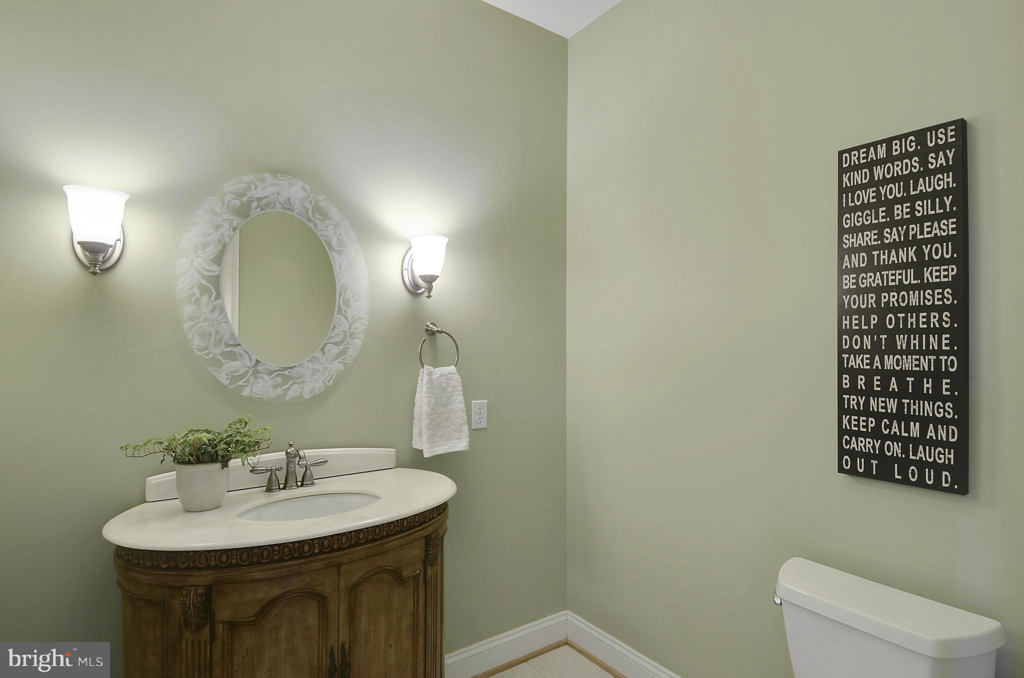 8727 Pete Wiles Road Middletown, MD 21769 - Photo 11 of 30 A POWDER ROOM WITH ELEGANCE