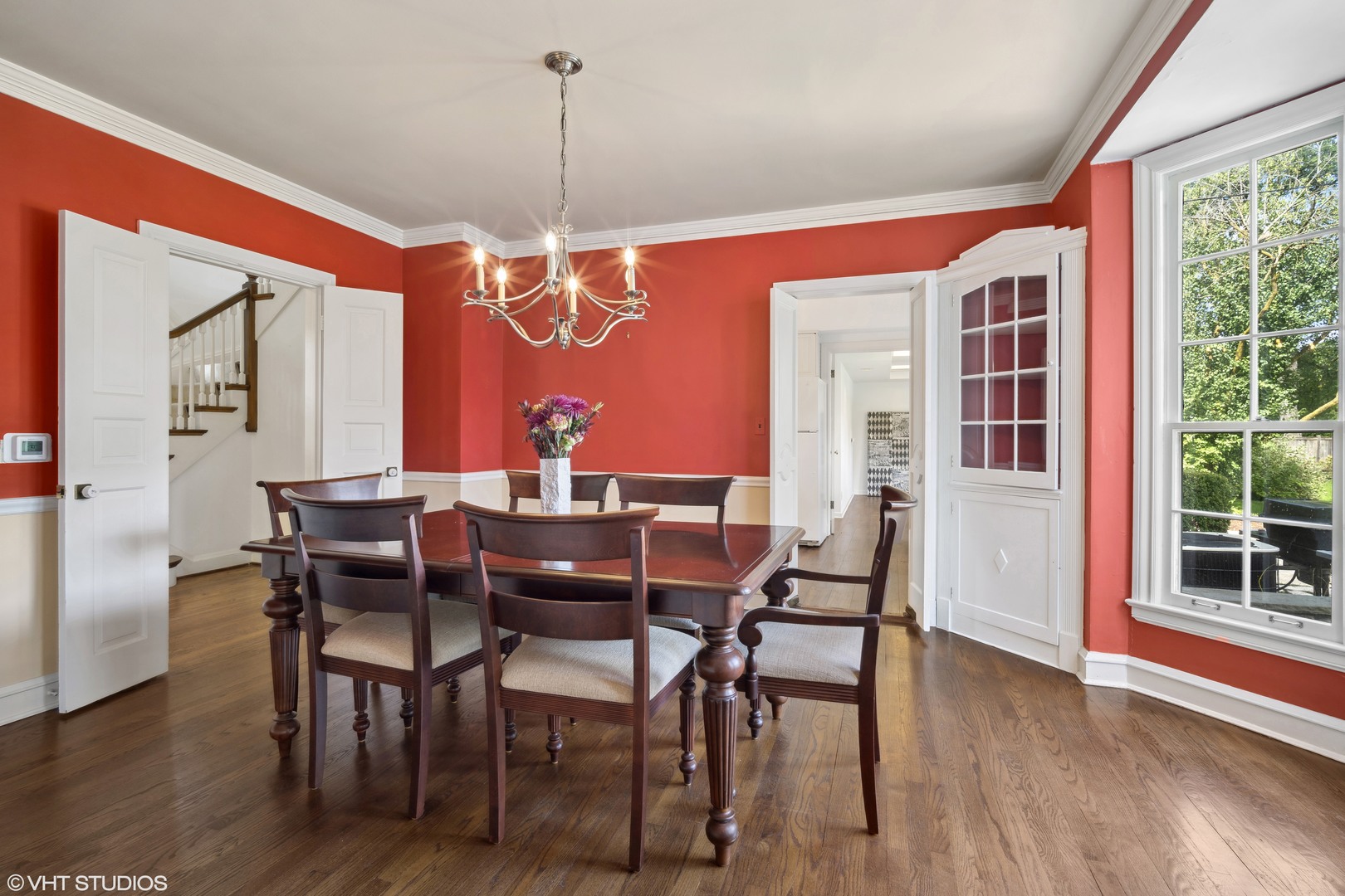715 Wagner Road Glenview, IL 60025 - Photo 4 of 21 a view of a dining room with furniture window and wooden floor