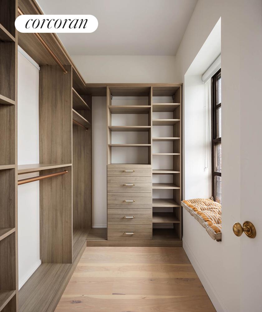 35 Bethune Street, Unit PHB Manhattan, NY 10014 - Photo 10 of 13 a view of walk in closet with empty racks