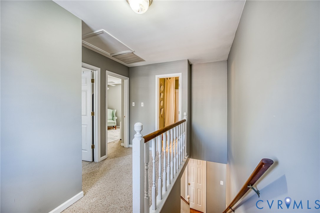 2423 Brookforest Road Midlothian, VA 23112 - Photo 33 of 40 a view of a hallway with staircase