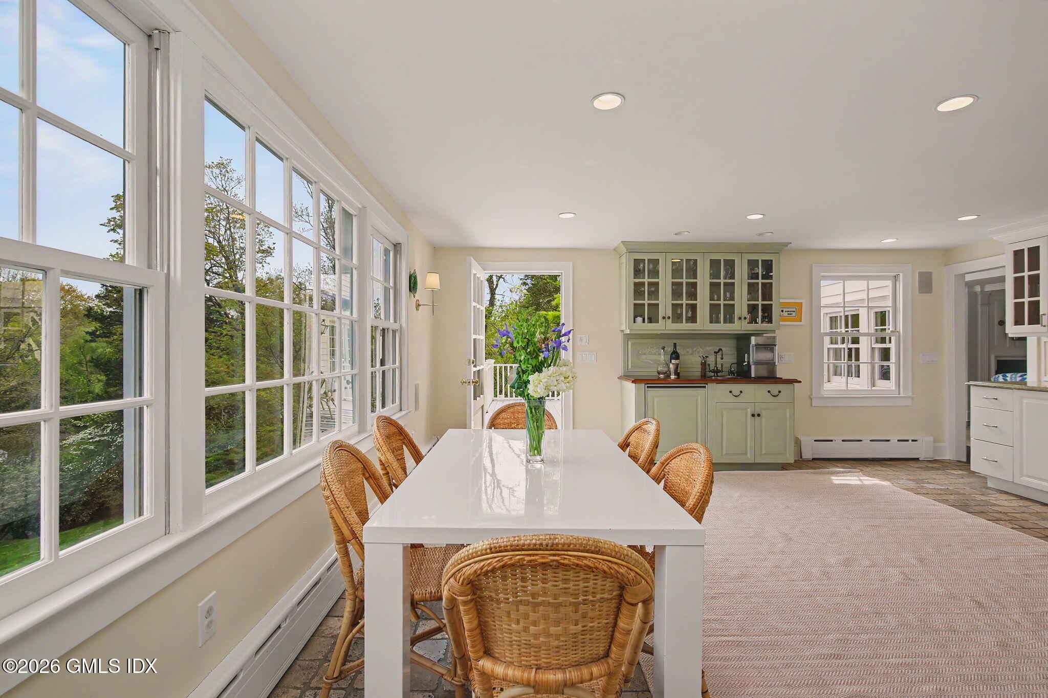 151 Stanwich Road Greenwich, CT 06830 - Photo 9 of 32 Kitchen opens to Expansive Terrace