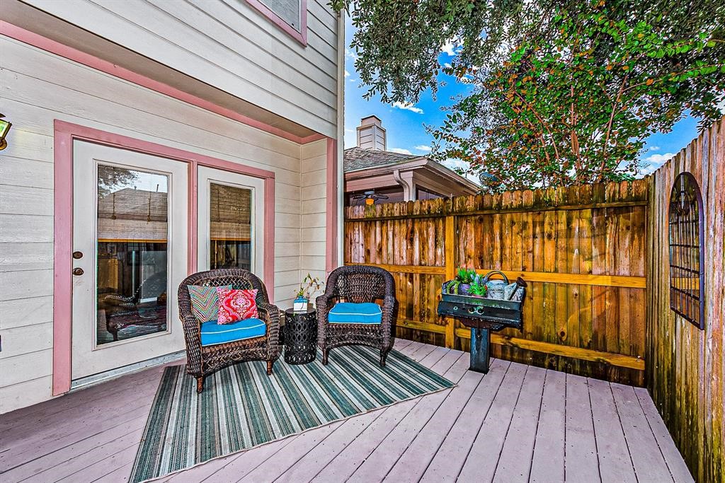 18923 Crescent Fountain Road Spring, TX 77388 - Photo 20 of 27 Back patio area is a nice private area.