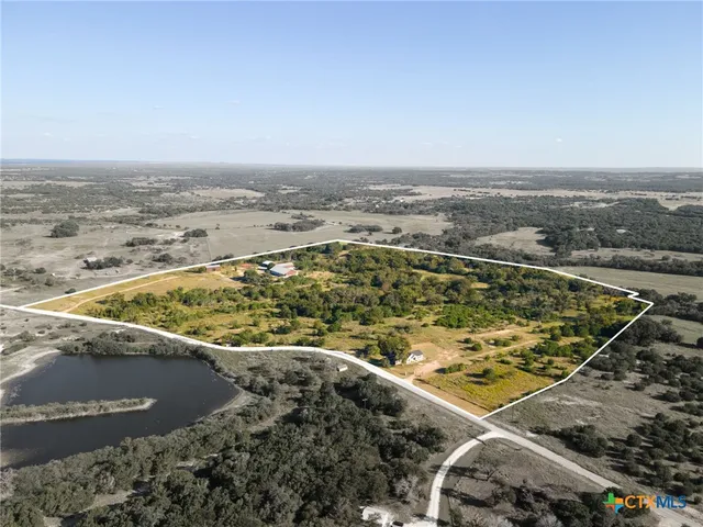 a view of a terrace with a lake