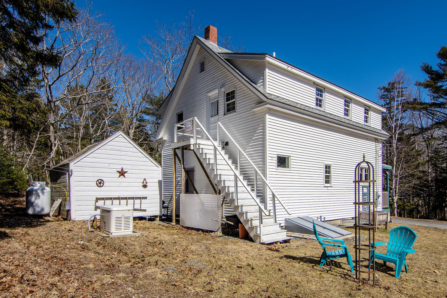 599 Cape Rosier Road Harborside, ME 04642 - Photo 17 of 17 599 Cape Rosier Road-large-018-013-Rear
