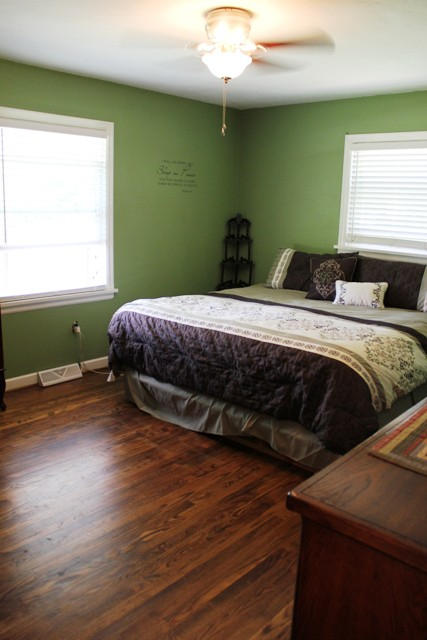 401 Monty Road Boones Mill, VA 24065 - Photo 18 of 30 a bedroom with a bed and windows