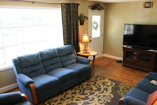 401 Monty Road Boones Mill, VA 24065 - Photo 10 of 30 a living room with furniture and a flat screen tv