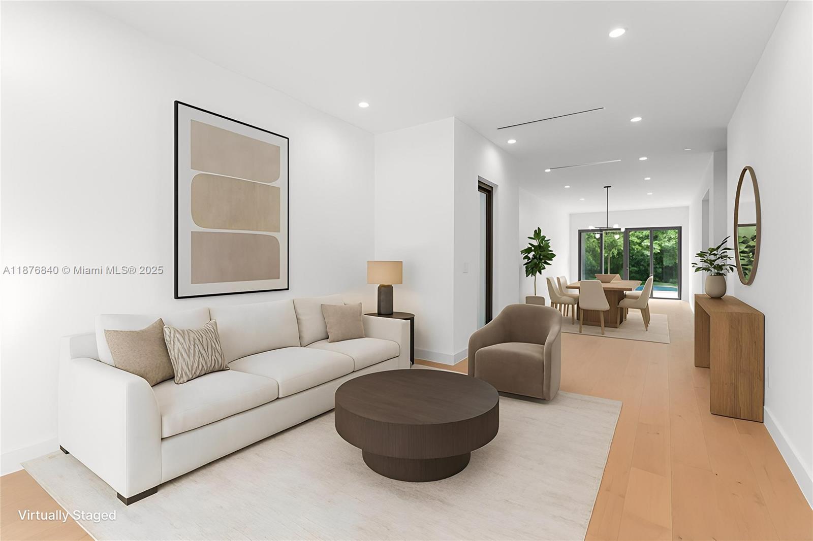 3132 Plaza Street Miami, FL 33133 - Photo 4 of 36 a living room with furniture and a large window