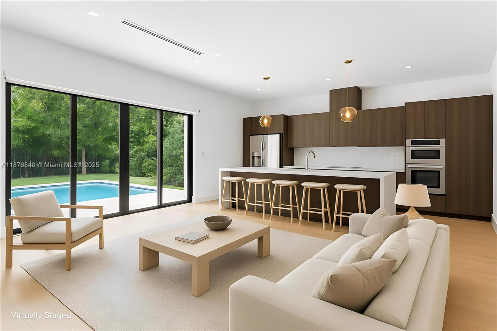 3132 Plaza Street Miami, FL 33133 - Photo 6 of 36 a living room with furniture and a large window