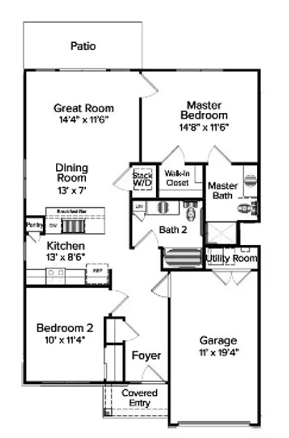 29 Grn Spg Lane Ogden, NY 14624 - Photo 19 of 22 Green Wood 2-Bedroom Ranch End-Unit Townhome floor