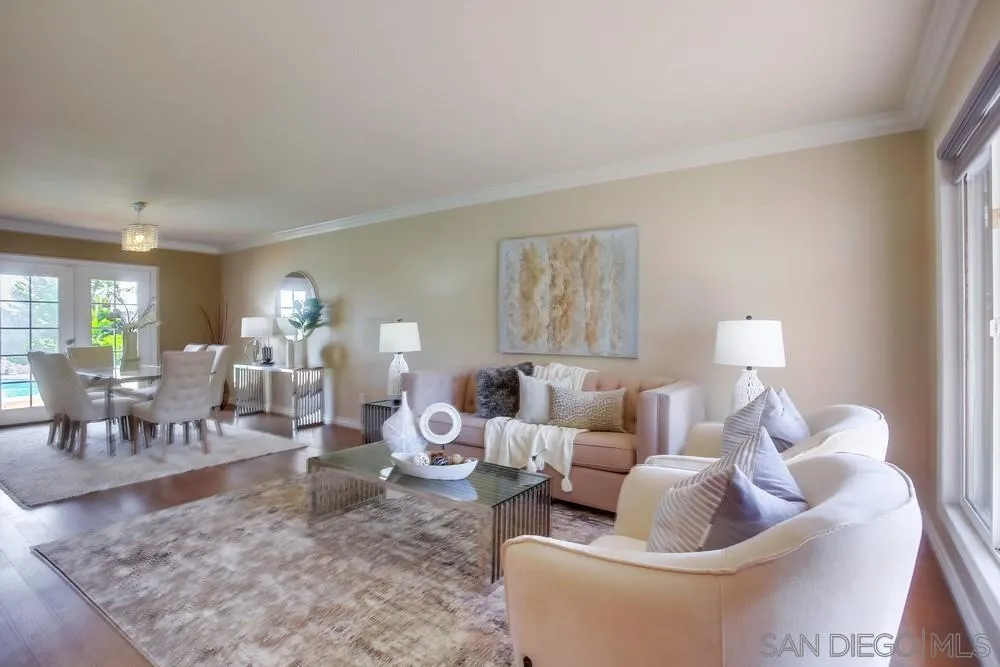 13495 Mango Drive Del Mar, CA 92014 - Photo 8 of 53 a living room with furniture and a lamp