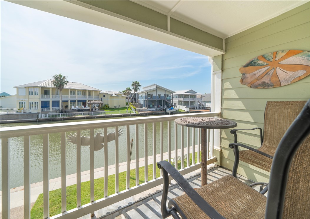 2290 North Fulton Beach Road Rockport, TX 78382 - Photo 9 of 26 a view of a city from a balcony