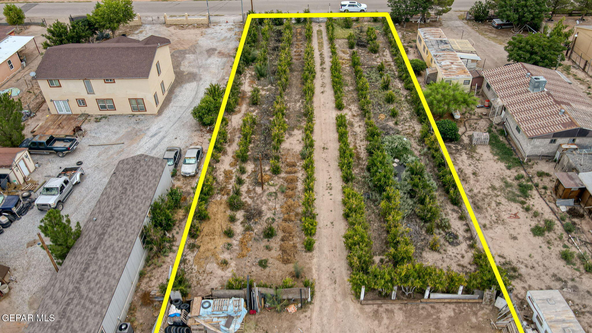 19210 Rancho Road Tornillo, TX 79853 - Photo 13 of 14 an aerial view of residential houses with outdoor space