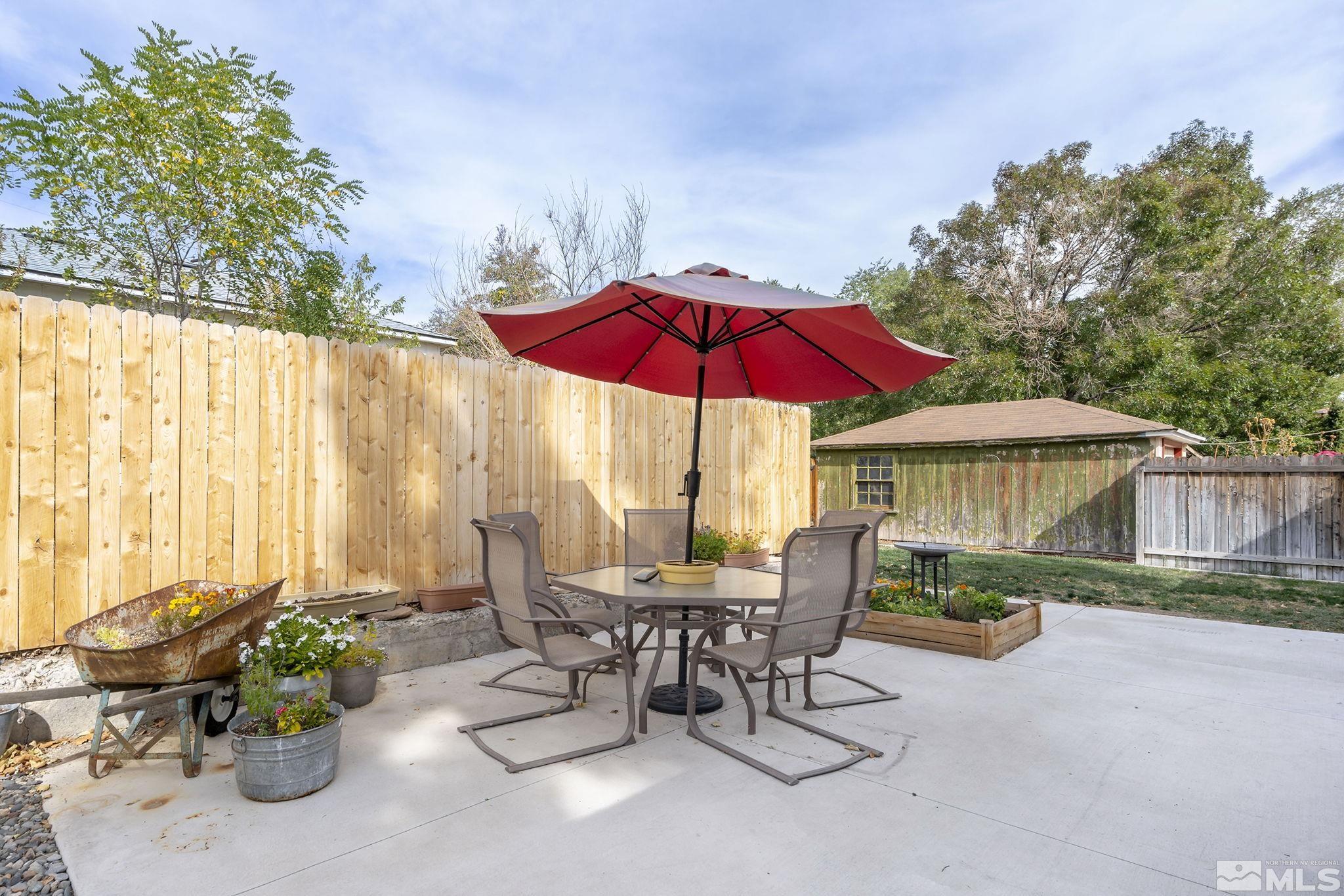 629 West 11th Street, Unit RENO Reno, NV 89503 - Photo 17 of 18 a view of a patio with furniture and a fire pit