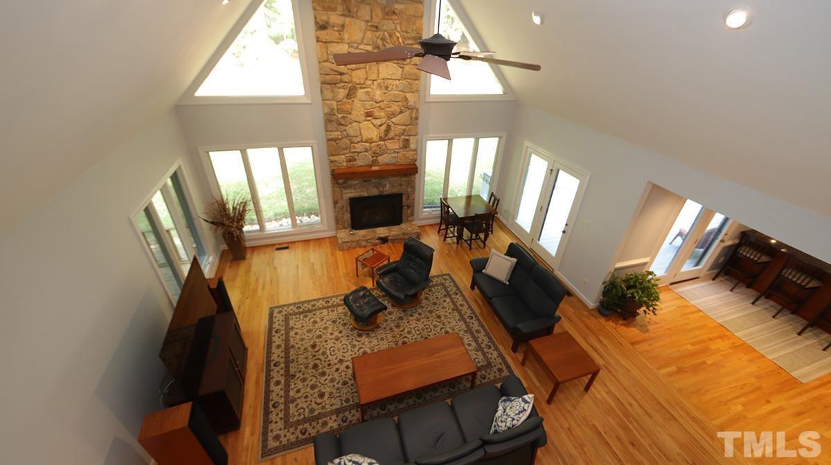 8837 Woodyhill Road Raleigh, NC 27613 - Photo 17 of 26 Family room view from upstairs