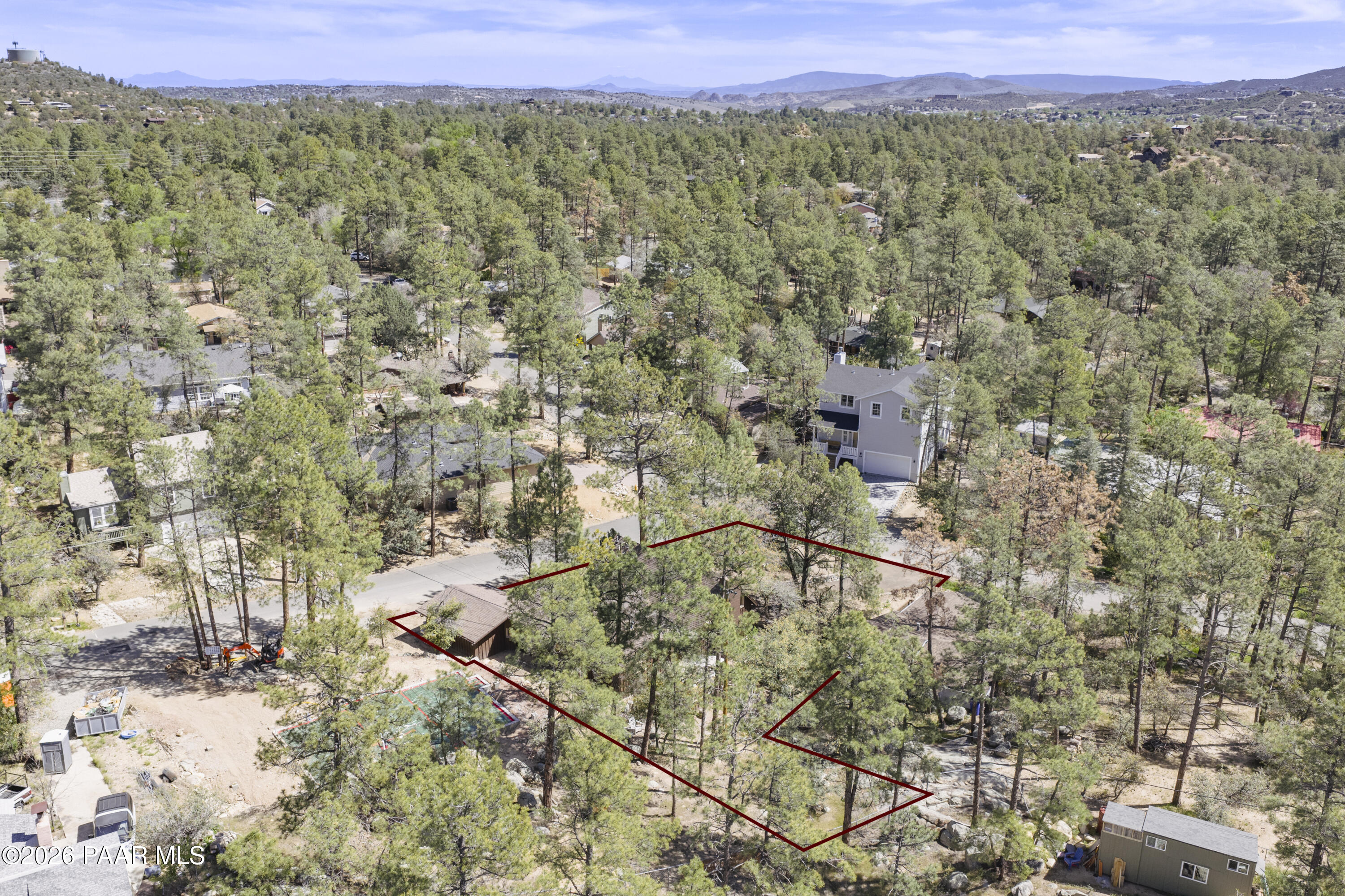 902 Hemlock Avenue Prescott, AZ 86303 - Photo 28 of 37 Aerial Overview 1