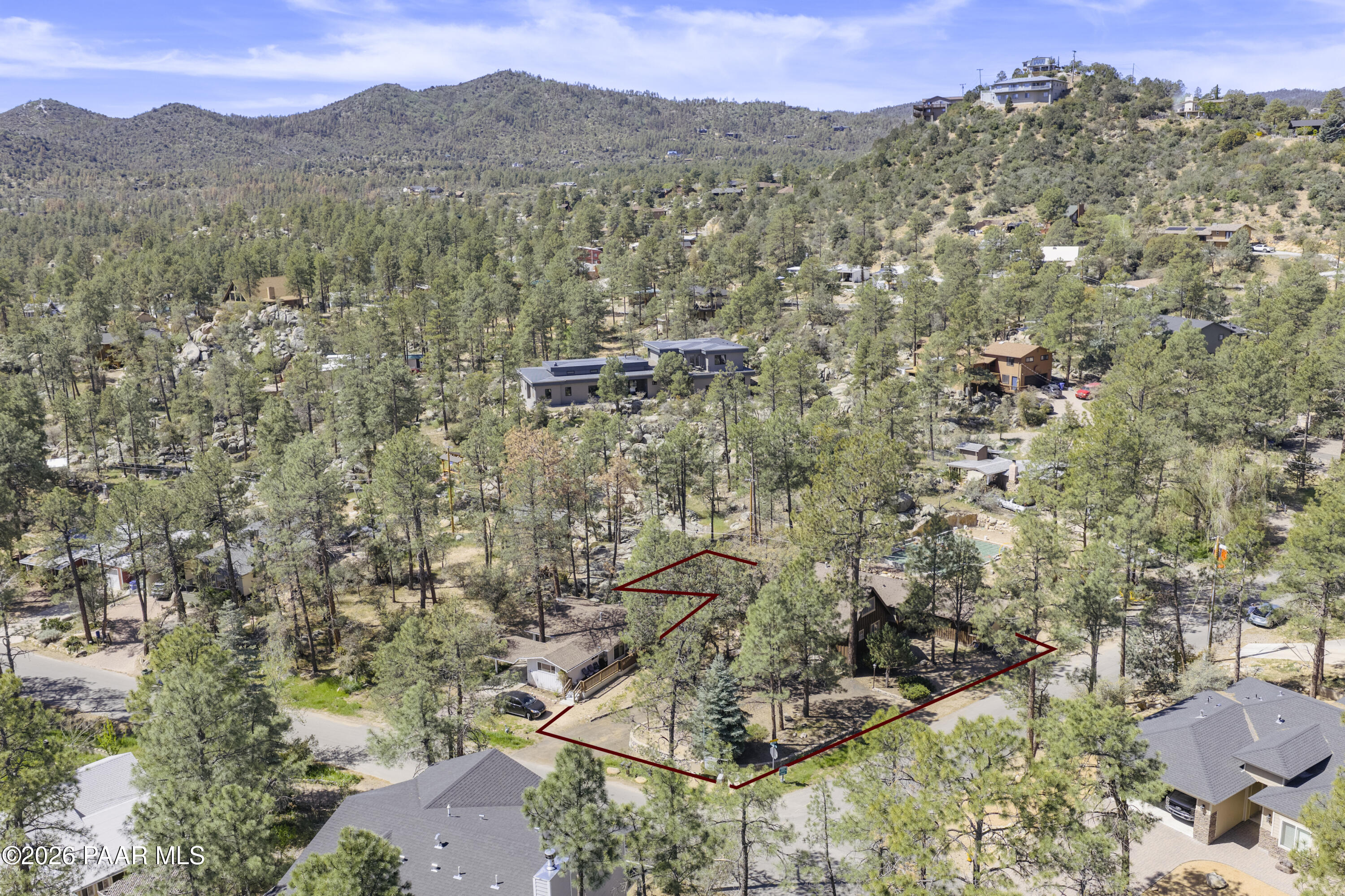 902 Hemlock Avenue Prescott, AZ 86303 - Photo 30 of 37 Aerial Overview 3