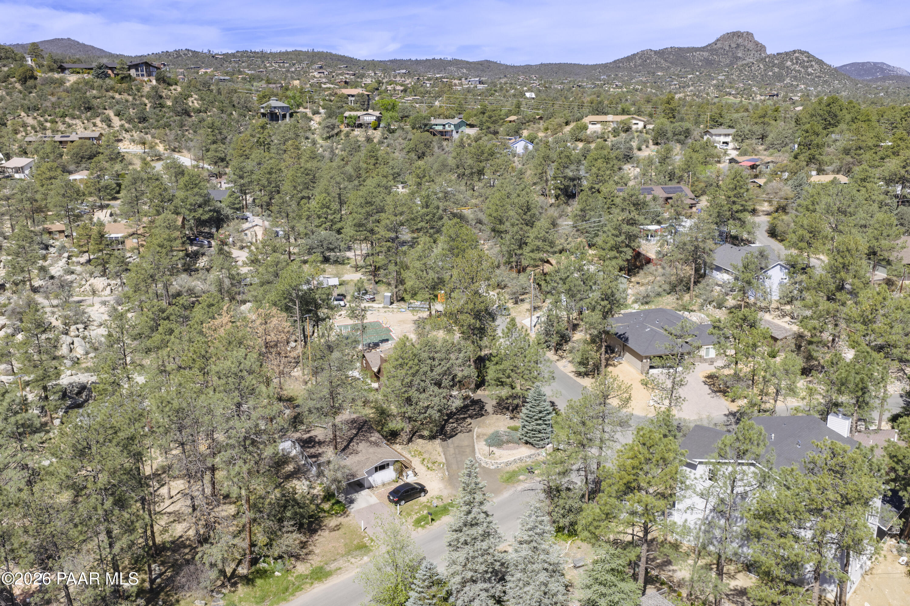 902 Hemlock Avenue Prescott, AZ 86303 - Photo 31 of 37 Aerial Overview No Lines 2