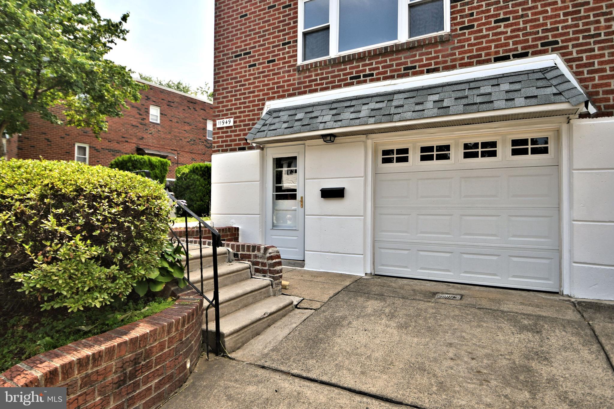 11949 Dumont Road Philadelphia, PA 19116 - Photo 3 of 54 Exterior Front Garage and Basement Entry