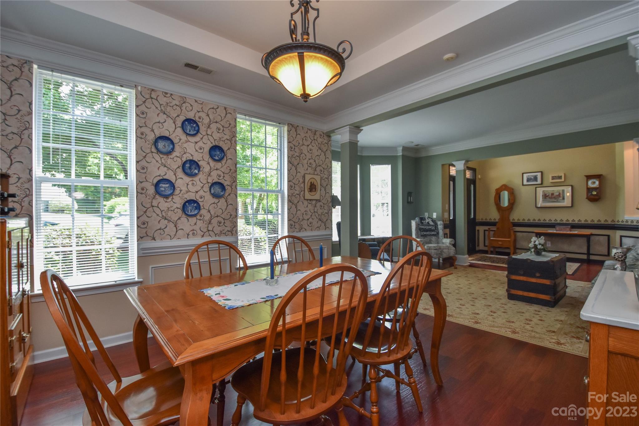 120 Comata Road Mooresville, NC 28117 - Photo 5 of 25 a view of a dining room with furniture window and outside view