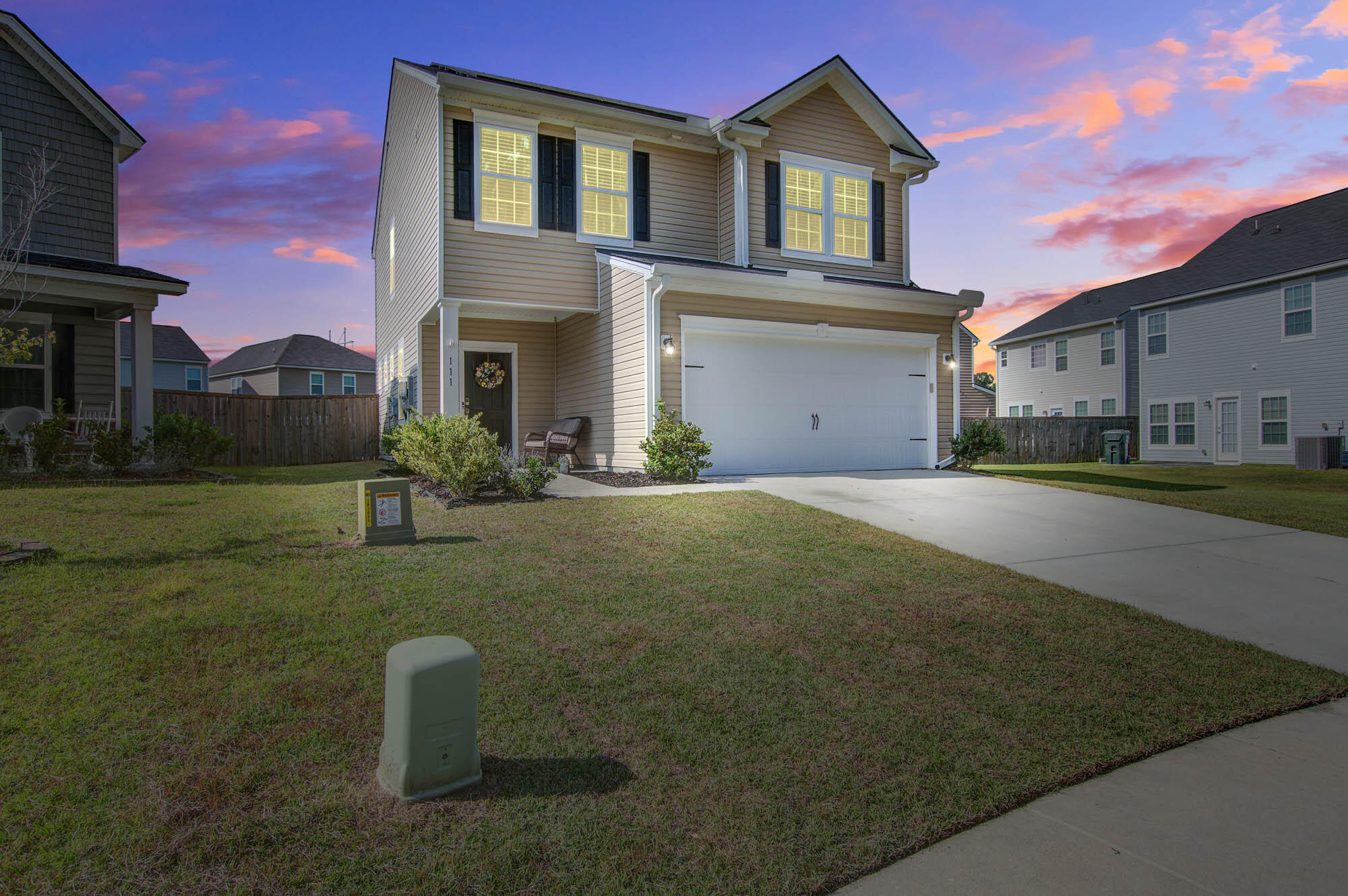 Front View ~ Left ~ Twilight