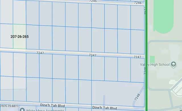 $7,499 | Xx Xx Arizona Park Estates, Unit LOT 265, Sanders, AZ 86512