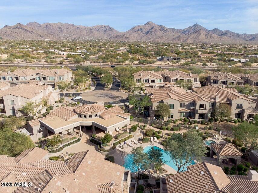 19475 North Grayhawk Drive, Unit 1100 Scottsdale, AZ 85255 - Photo 52 of 54 an aerial view of residential houses with outdoor space