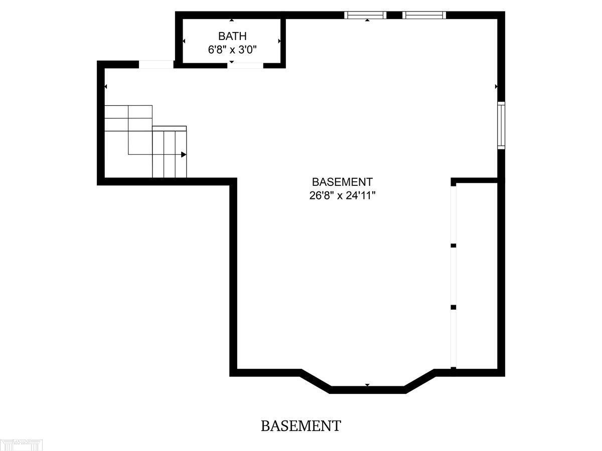 24 Devonshire Road Pleasant Ridge, MI 48069 - Photo 62 of 62 Floor Plan- Basement