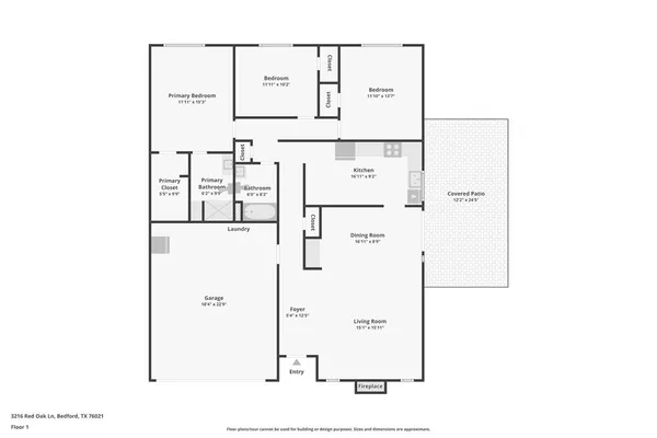 $345,000 | 3216 Red Oak Lane, Bedford, TX 76021