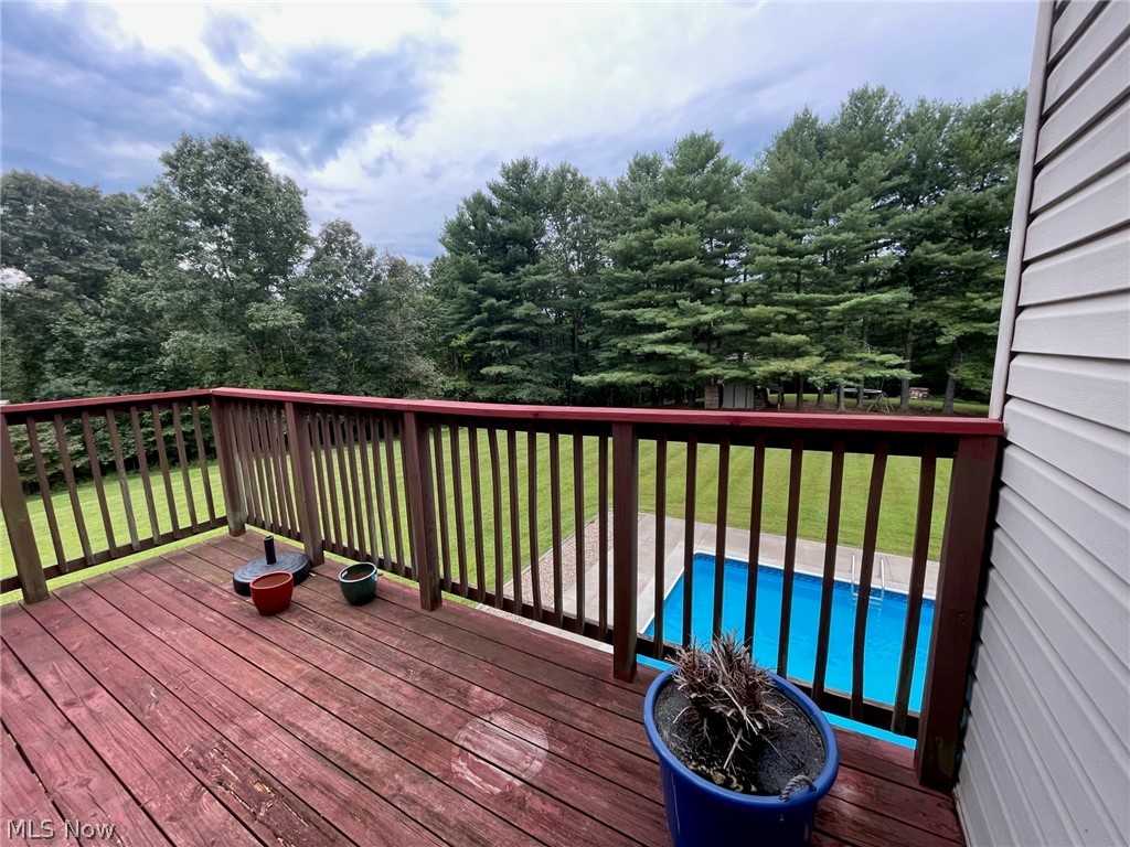 3021 North Cincinnati Ridge Road Coolville, OH 45723 - Photo 8 of 35 Master Bedroom Balcony View