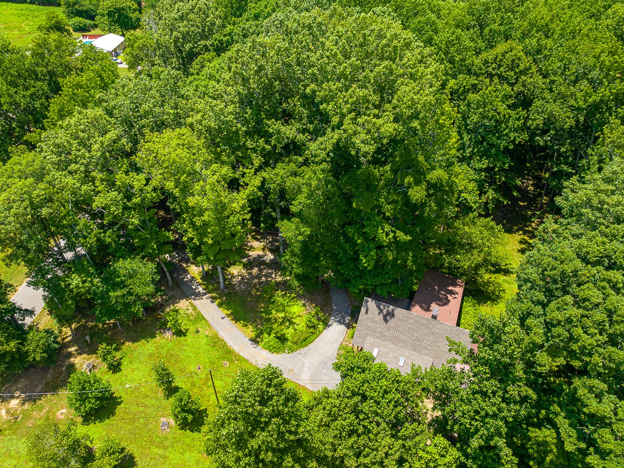 253 Hunter Road Fayetteville, TN 37334 - Photo 54 of 61 a backyard of a house with lots of green space