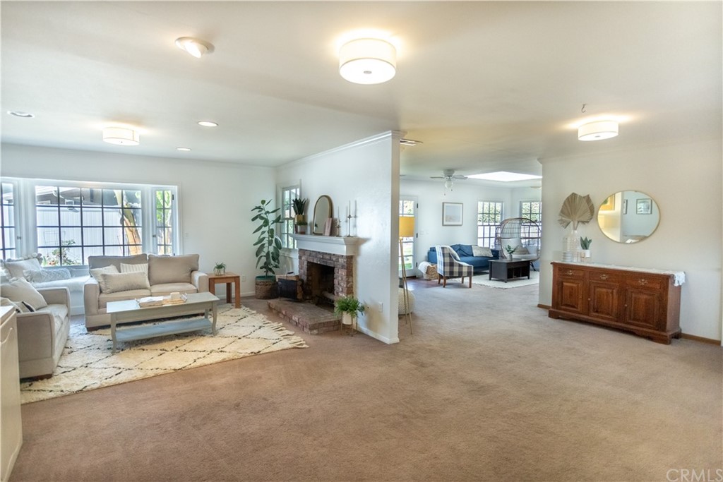 395 Pineridge Street Brea, CA 92821 - Photo 14 of 39 a living room with furniture and a fireplace
