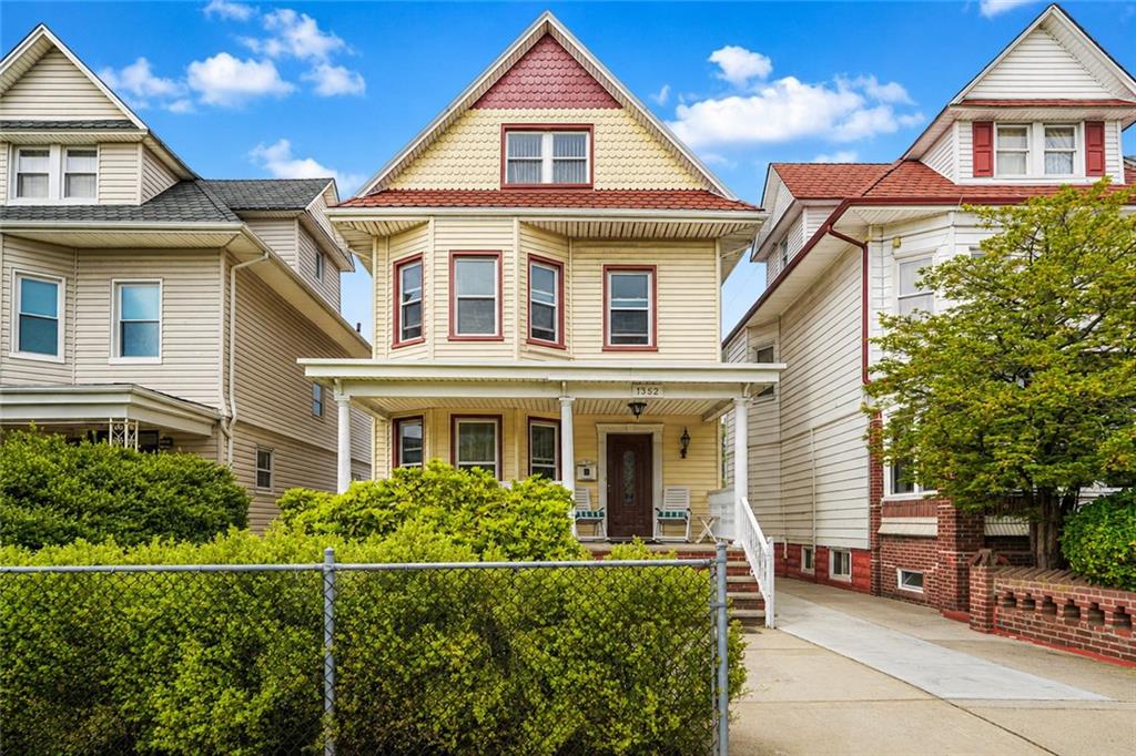 1352 Bay Ridge Parkway Brooklyn, NY 11228 - Photo 1 of 42 front view of a house with an outdoor space