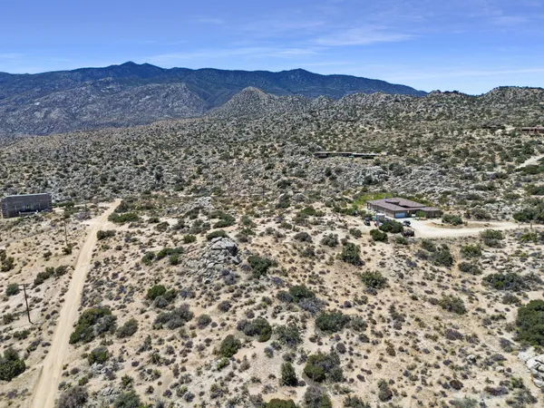 a view of mountain with sunset view