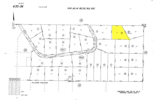 $140,000 | 0 Juniper Lane, Unit 27, Mountain Center, CA 92561