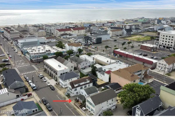 an aerial view of residential houses