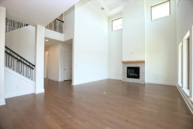 a kitchen with stainless steel appliances kitchen island granite countertop a sink counter space and cabinets