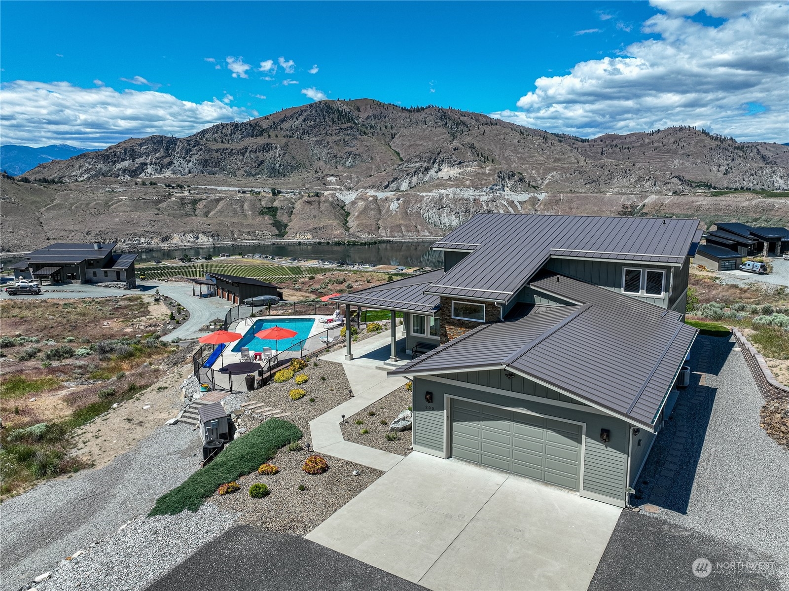 200 Ridge Road Orondo, WA 98843 - Photo 35 of 40 a view of a houses with sky view