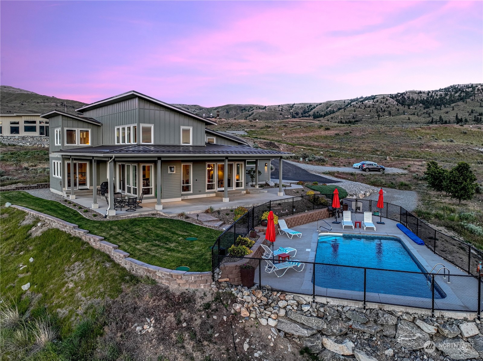 200 Ridge Road Orondo, WA 98843 - Photo 38 of 40 a front view of a house with a porch
