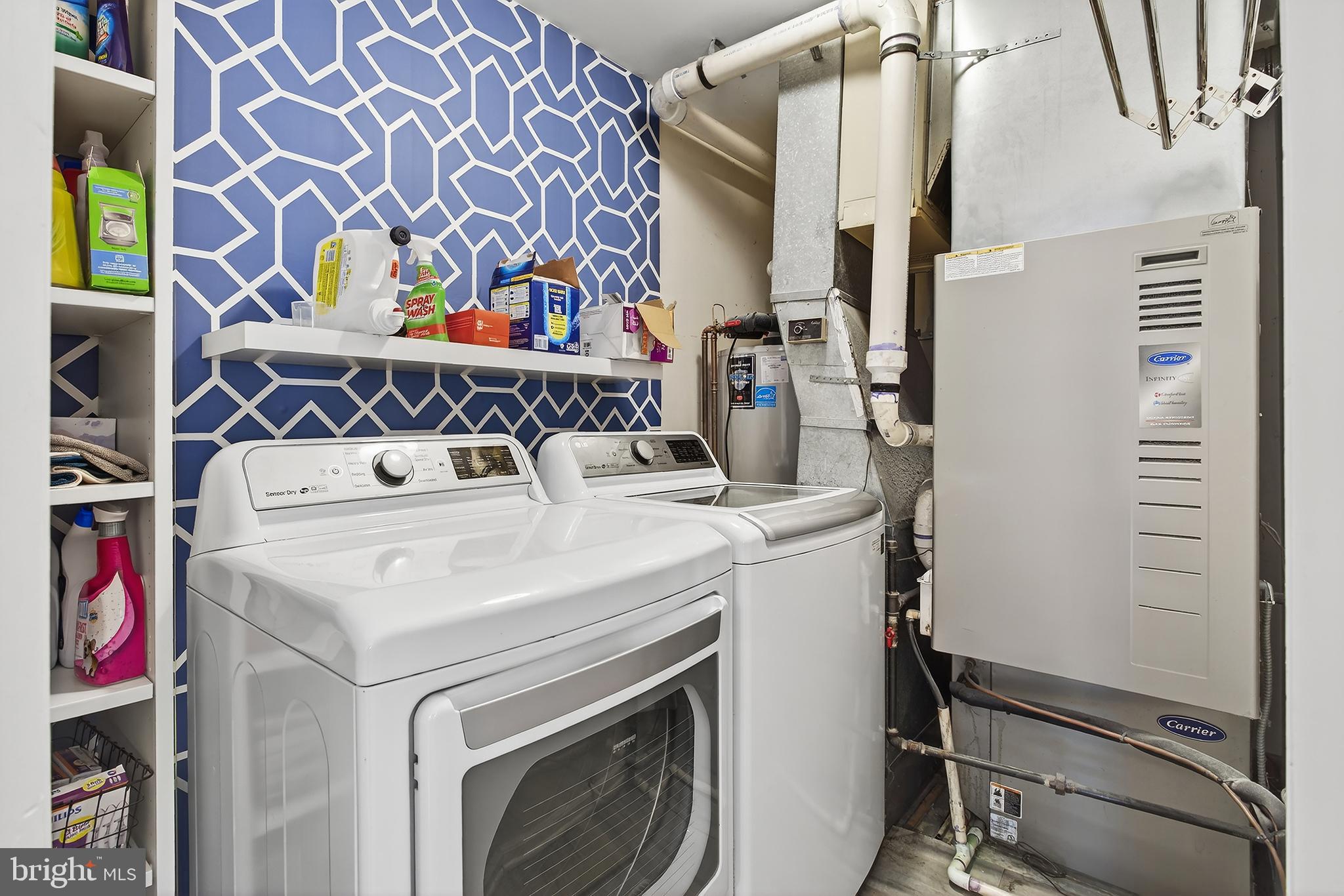 17 Elm Street Hopewell, NJ 08525 - Photo 41 of 52 a utility room with dryer and washer