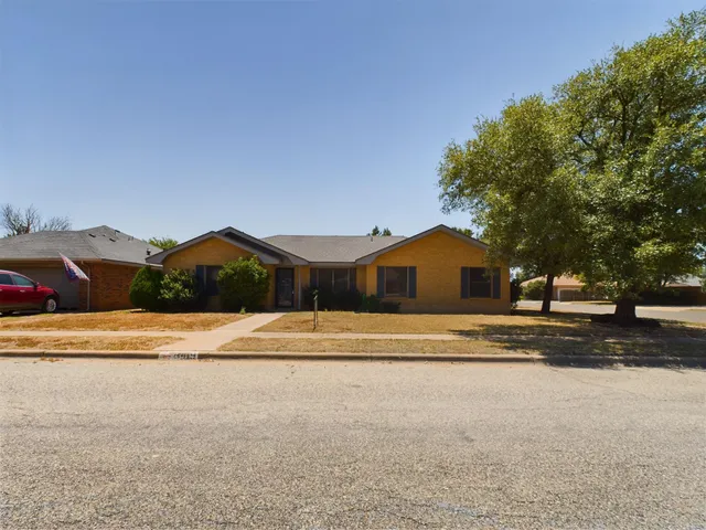 a view of road with trees