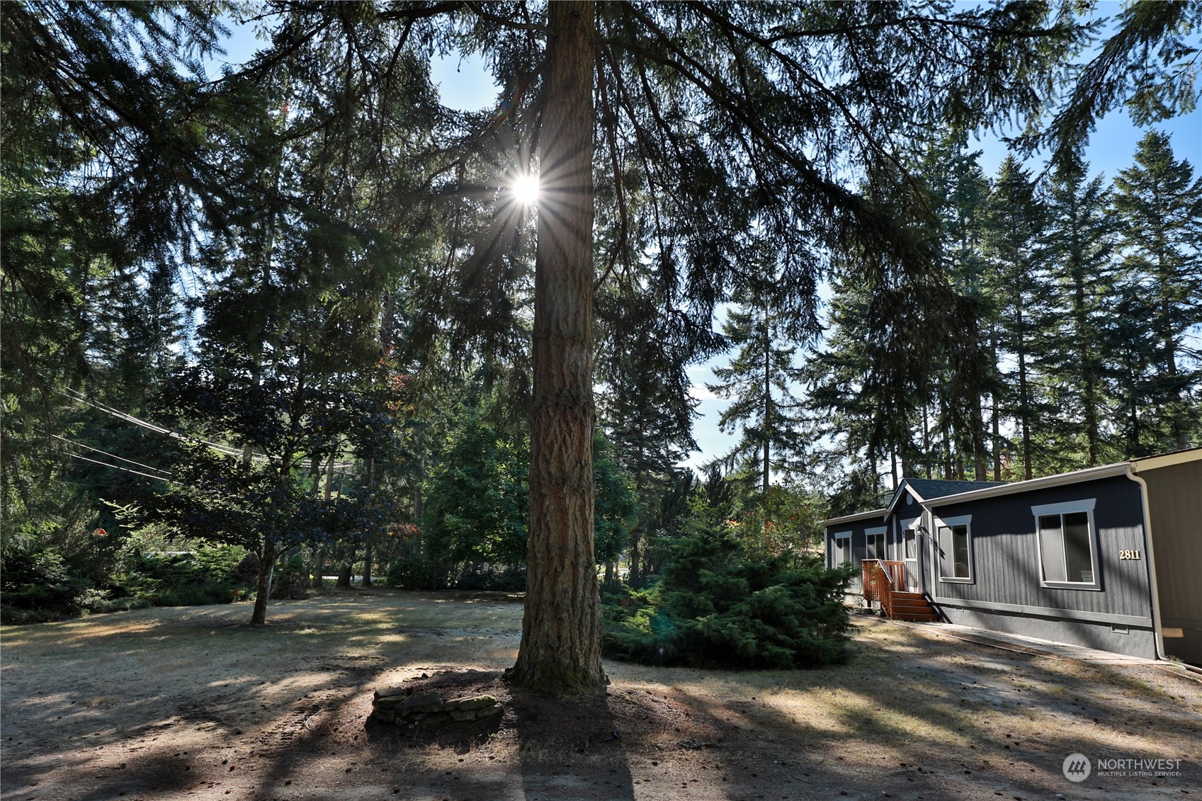 2811 East Andreason Road Langley, WA 98260 - Photo 4 of 38 a view of a yard with plants and trees