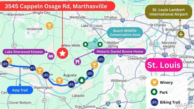 $799,900 | 3545 Cappeln Osage Road, Marthasville, MO 63357