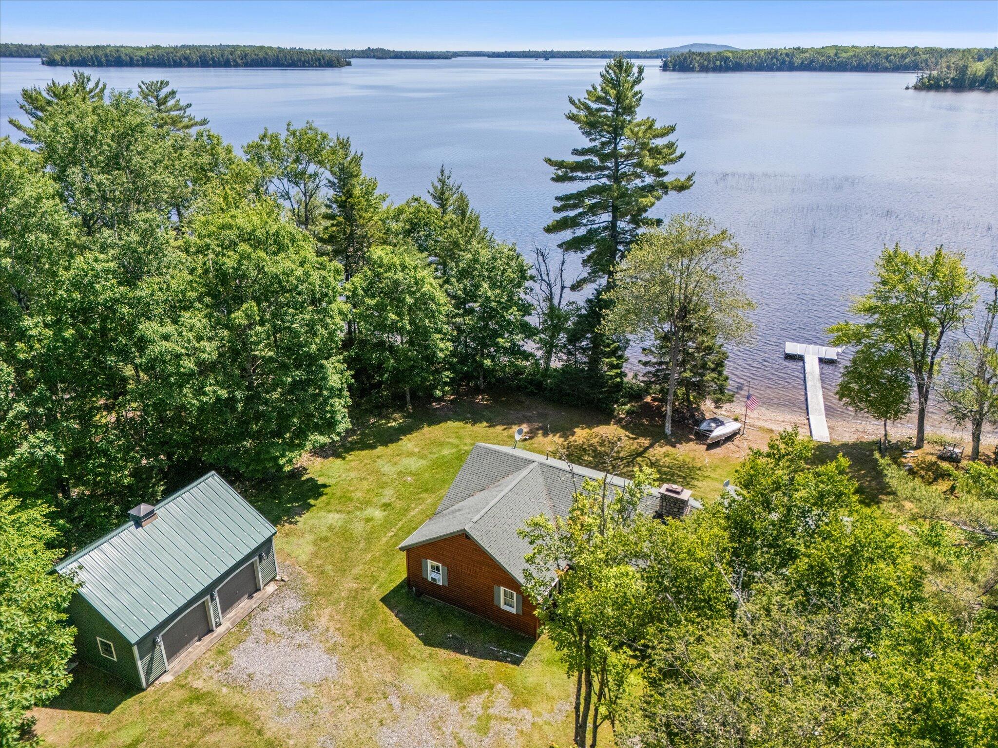 180 Smith Road Princeton, ME 04668 - Photo 44 of 51 Aerial overview...