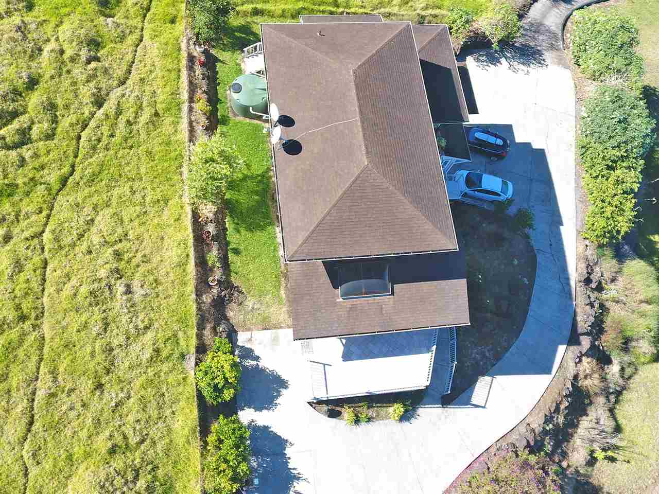 1415 Middle Road Kula, HI 96790 - Photo 30 of 30 an aerial view of a house with a yard