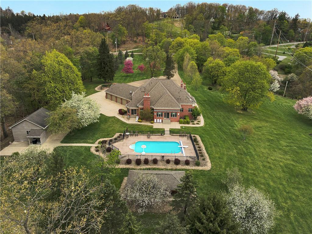 9290 Peebles Road Allison Park, PA 15101 - Photo 2 of 25 an aerial view of a house