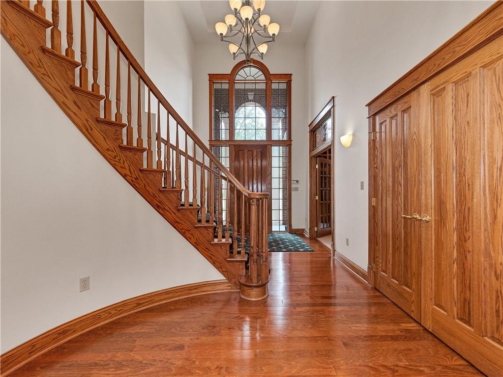 9290 Peebles Road Allison Park, PA 15101 - Photo 3 of 25 a view of entryway and hall with wooden floor